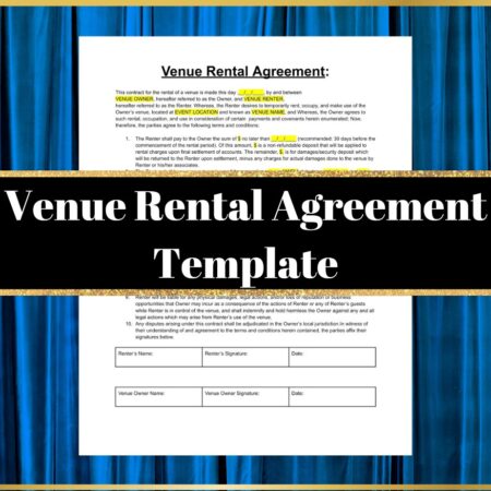 Venue Rental Agreement Template