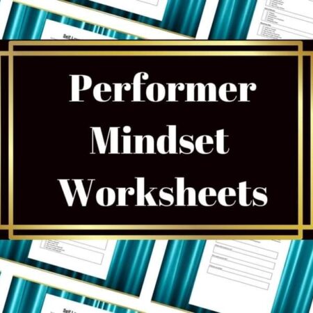 Successful Performer Mindset Worksheet & Template Bundle
