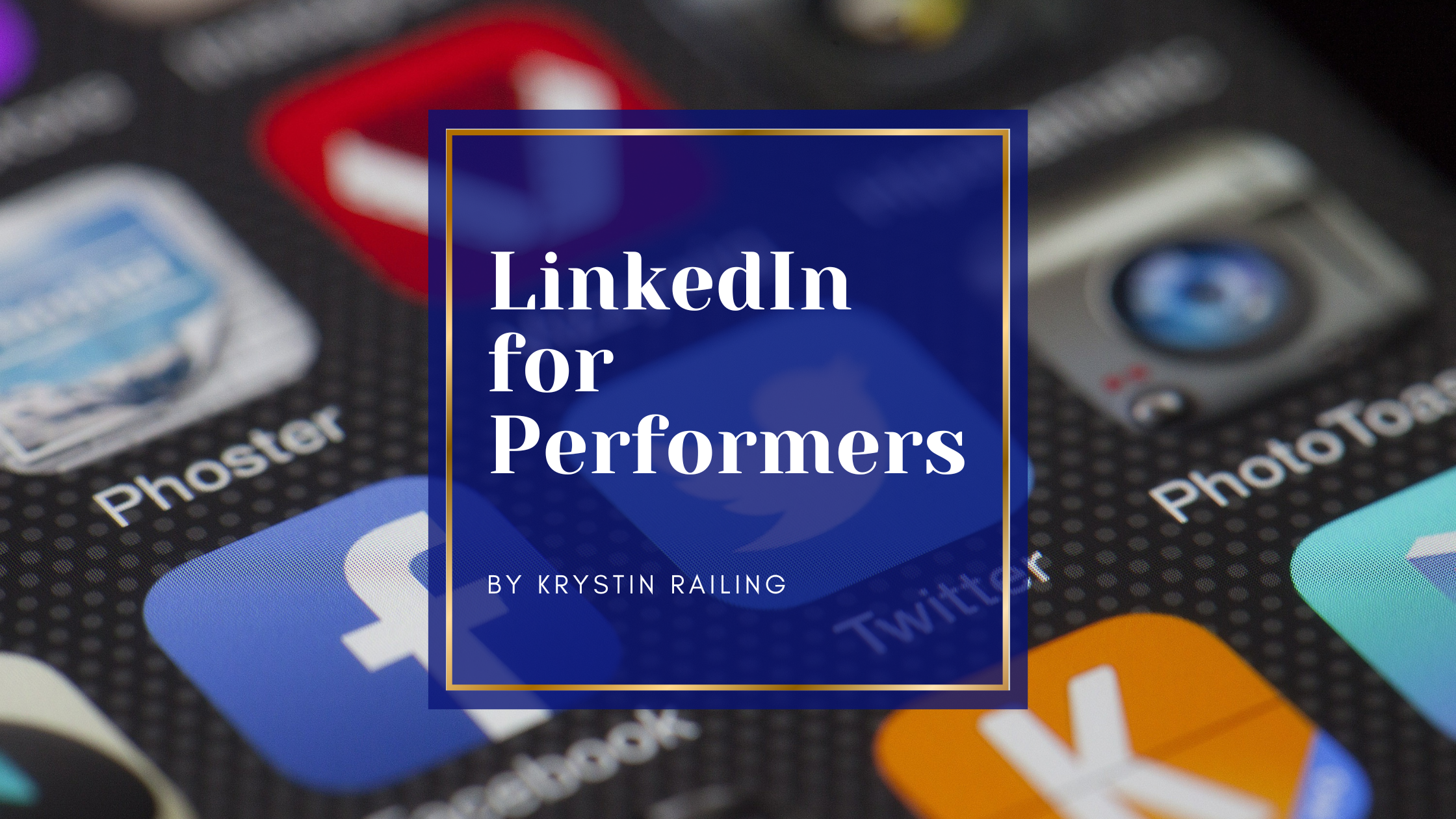 How to use LinkedIn as a Performer