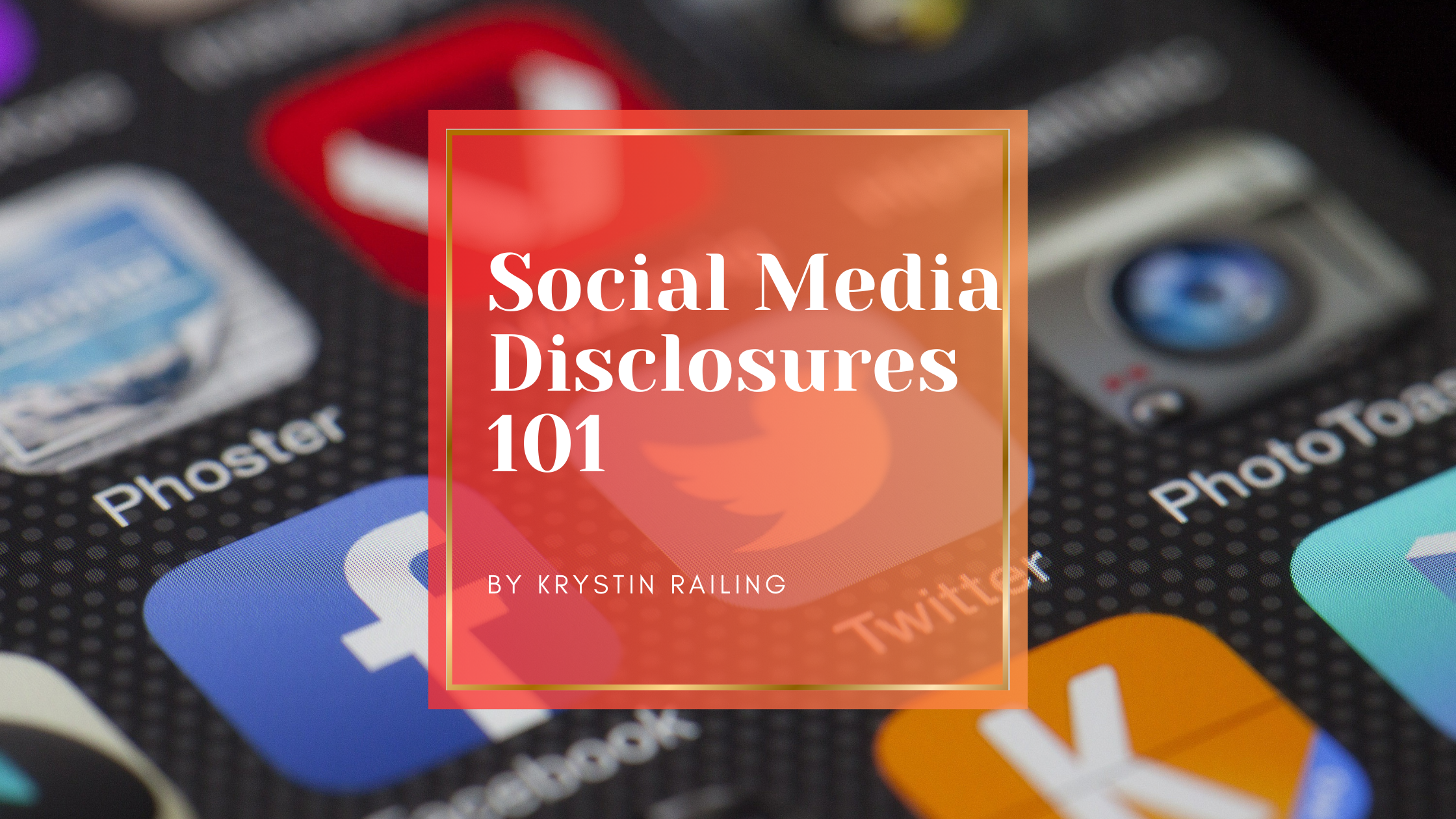 FTC Disclosure Rules for Performers Who Endorse Brands